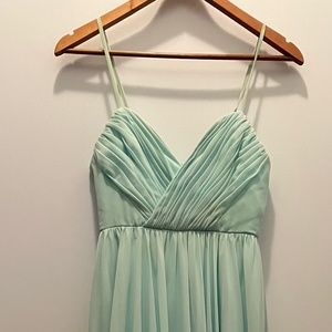 Turquoise bridesmaid dress